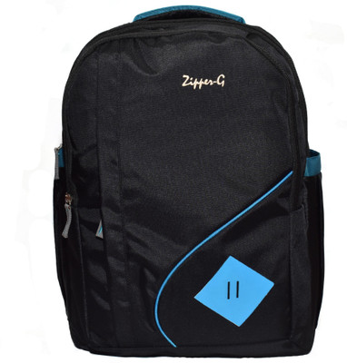 

Zipper-G Sky Blue 36 L Backpack(Black, Blue)