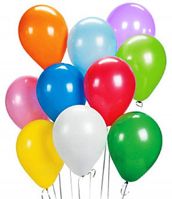 

K.S Gifts Solid BON001 Balloon(Multicolor, Pack of 60)