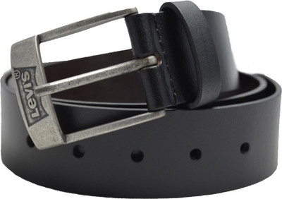 

Levi's Men Casual Black Genuine Leather Belt