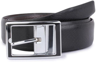 

Tahiro Men Formal Black Genuine Leather Reversible Belt