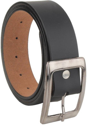 

vrom Men Formal Black Genuine Leather Belt