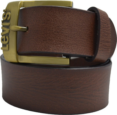 

Levi's Men Casual Brown Genuine Leather Belt