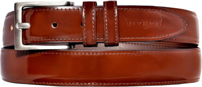

HyEnd Men Formal, Casual, Evening, Party Brown Genuine Leather Belt