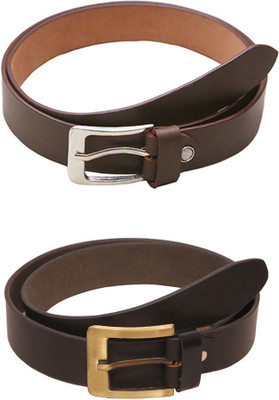 

Lee Topper Men Casual, Evening, Formal, Party Black, Brown Artificial Leather Belt