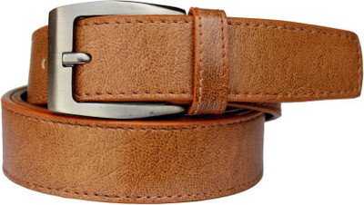 vrom Men Casual Tan Artificial Leather Belt, Brown