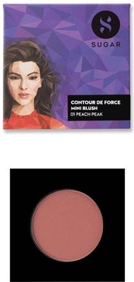 

Sugar Contour De Force Mini Blush 01 Peach Peak(Soft Peach Pink)