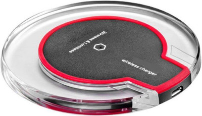 Quality Deal Qi Standard Ultra Slim UFO Shape Crystal Clear Wireless Charging Pad