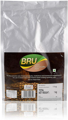 

Bru Roasted Coffee Beans Roast & Ground Coffee 1 kg(Chikory Flavoured)