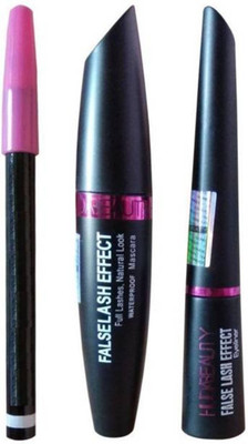 

Huda Beauty COMBO OF ORIGINAL FALSE LASH EFFECT EYELINER, MASCARA & EYEBROW PENCIL WITH HOLOGRAM(Set of 3)