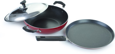 Crystal Vivid Series Induction Bottom Cookware Set(Aluminium, 2 - Piece)