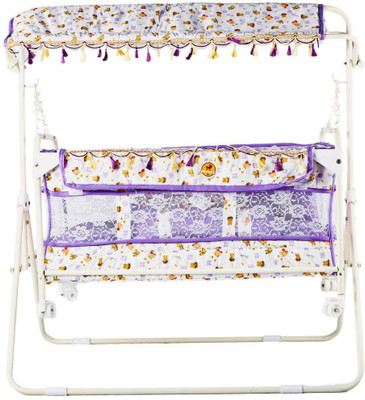 

Baybee Baby Ultra Cradle Cot with Wheels(Multicolor)