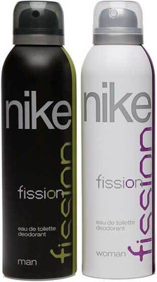

Nike Fission Body Spray - For Men & Women(400 ml, Pack of 2)