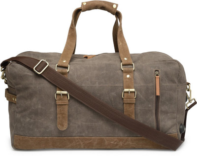 

The House of Tara (Expandable) Special Coated Canvas Luggage Travel Duffel Bag(Grey)