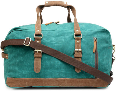 

The House of Tara (Expandable) Special Coated Canvas Luggage Travel Duffel Bag(Green)