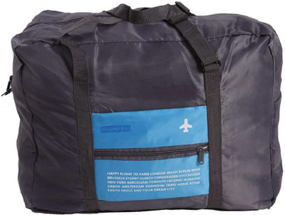 

Lemish (Expandable) Waterproof Folding Travel Duffel Bag(Black)