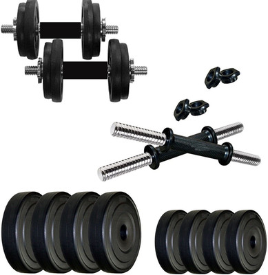 

Woody Pro 8 KG MUSCLE BUILDING Adjustable Dumbbell Home Gym Combo Adjustable Dumbbell(8 kg), Black