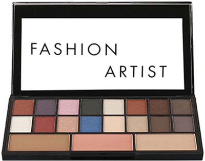 

Swiss Beauty Fashion Artist Eyeshadow & Blusher Palette ~ 16 Eyeshadow + 1 Bronzer + 1 Blusher + 1 Highlighter ~ 30g ~ ColorSet-02 30 g(Multi Color)