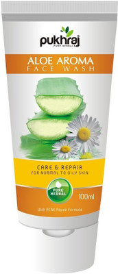 

Pukhraj Aloe Aroma with Acne Care and Repair Formula Face Wash(100 ml)