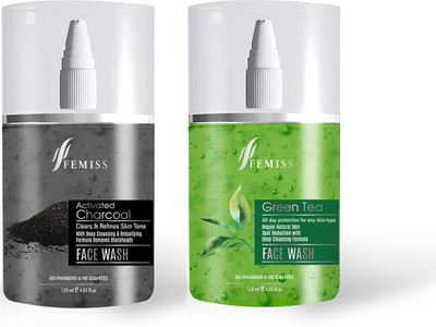 

Femiss Charcoal-Green Tea Face Wash(360 ml)