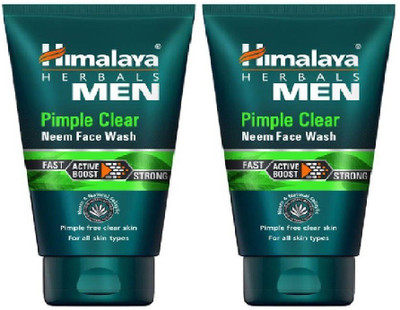 

Himalaya MEN Pimple Clear Neem Face Wash (pack of 2) Face Wash (50 ml) Face Wash(100 ml)