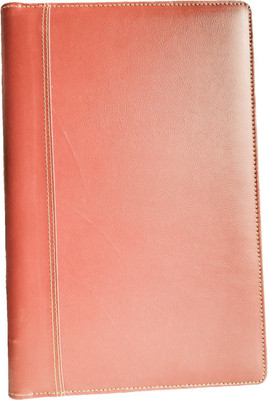 

TLO office file Leatherette Important documents holder file(Set Of 1, Rust)
