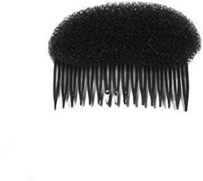 

Nerr Wedding Accessories Comb Donut For Puff Making Bun Clip (Black) ( pack of 2 ) Bun (Black) Bun Clip(Black)