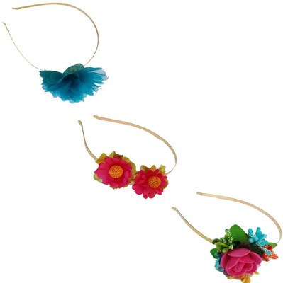

AV Kavye Hair band Hair Band(Blue, Pink, Multicolor)