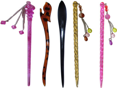 

supersede Combo of Multi Color Juda Sticks Bun Stick(Multicolor)
