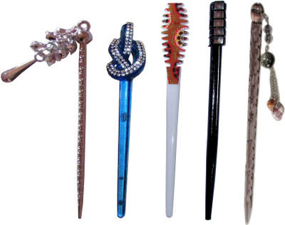 

maintenance Combo of Multi Color Juda Sticks Bun Stick(Multicolor)