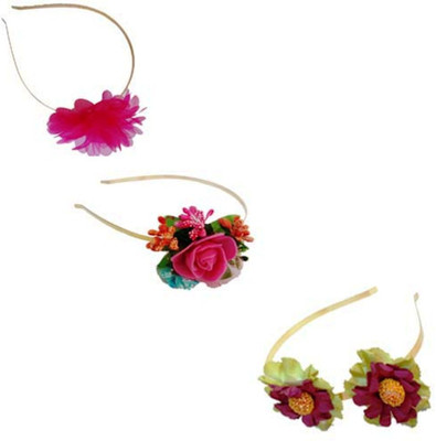 

AV Kavye Hair band Hair Band(Pink, Brown, Multicolor)