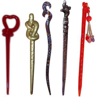 

deductible Combo of Multi Color Juda Sticks Bun Stick(Multicolor)