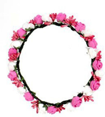 

New Arihant Traders New Arihant Traders- Tiara/Crown for Girls & Women Head Band, Hair Band, Hair Accessory Set(Red, Pink, White)