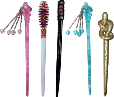 

pronunciation Combo of Multi Color Juda Sticks Bun Stick(Multicolor)