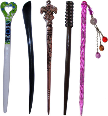 

maintenance Combo of Multi Color Juda Sticks Bun Stick(Multicolor)