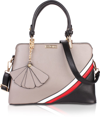 

Luvoksi Shoulder Bag(Beige, White, Red, Black), Beige;black;red;white