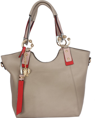 Butterflies Hand-held Bag(Grey)