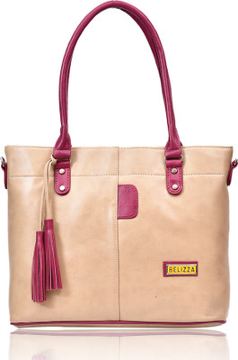 

BELIZZA Shoulder Bag(Beige, Purple)