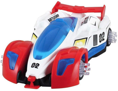 

Toyshine Battle Ship, Extendable Musical Car Toy, Bump and Go(Multicolor)