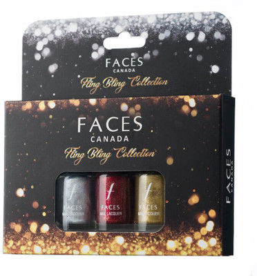 

Faces Canada Fling Bling Nail Collection Multicolor(Pack of 3)
