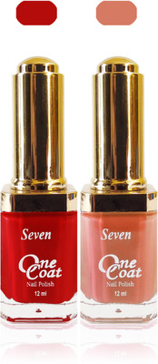 

Seven Nail Polish red peach