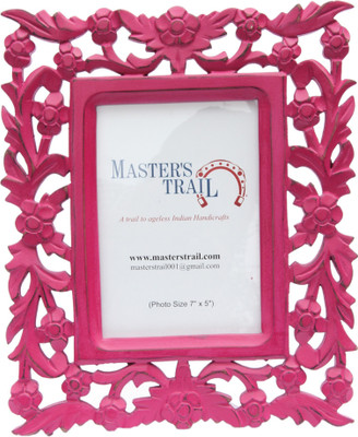 

Master's Trail Wood Photo Frame(Pink, 1 Photos)