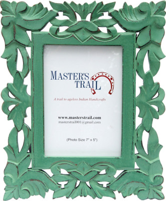 

Master's Trail Wood Photo Frame(Green, 1 Photos)