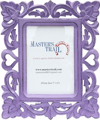 

Master's Trail Wood Photo Frame(Purple, 1 Photos)