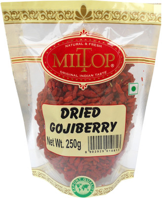 

MilTop Dried Gojiberry 250gm Gooseberry(250 g, Pouch)
