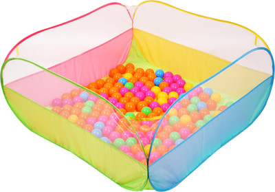 

Playhood Ball Pool Play Tent House for Kids with 50 Colorful Ball(Multicolor)