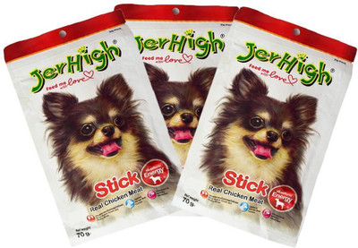 

JerHigh Treats Chicken 210 g Dry Dog Food(Pack of 3)