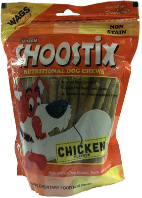 

Choostix Chicken Nutritonal Dog Chew Stix 450gm Chicken 3600 g Dry Dog Food(Pack of 8)