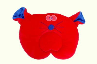 

Guru Kripa Baby Products Solid/Plain Baby Pillow(Red)