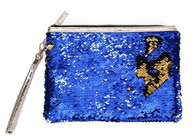 

RAAYA Makeup Pouch for Travel, Blue Color Pouch(Blue)