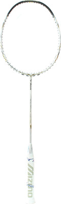 

Mizuno Spdflex 7.0 Pro White Unstrung Badminton Racquet(G5 - 3 Inches, 77 g)